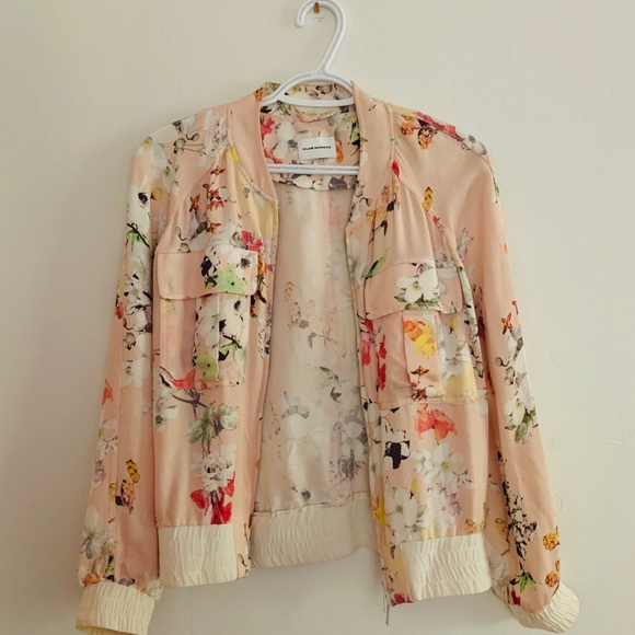 **SOLD** Club Monaco floral bomber jacket - Picture 2 of 4